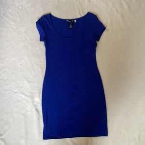 H&M royal blue mini dress